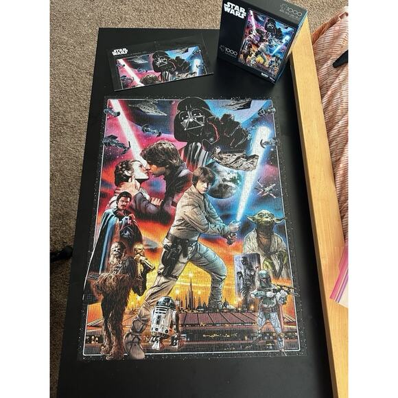 Star Wars Vintage Art: The Circle is Now Complete - 1000 PieceJigsaw Puzzle - Picture 3 of 3